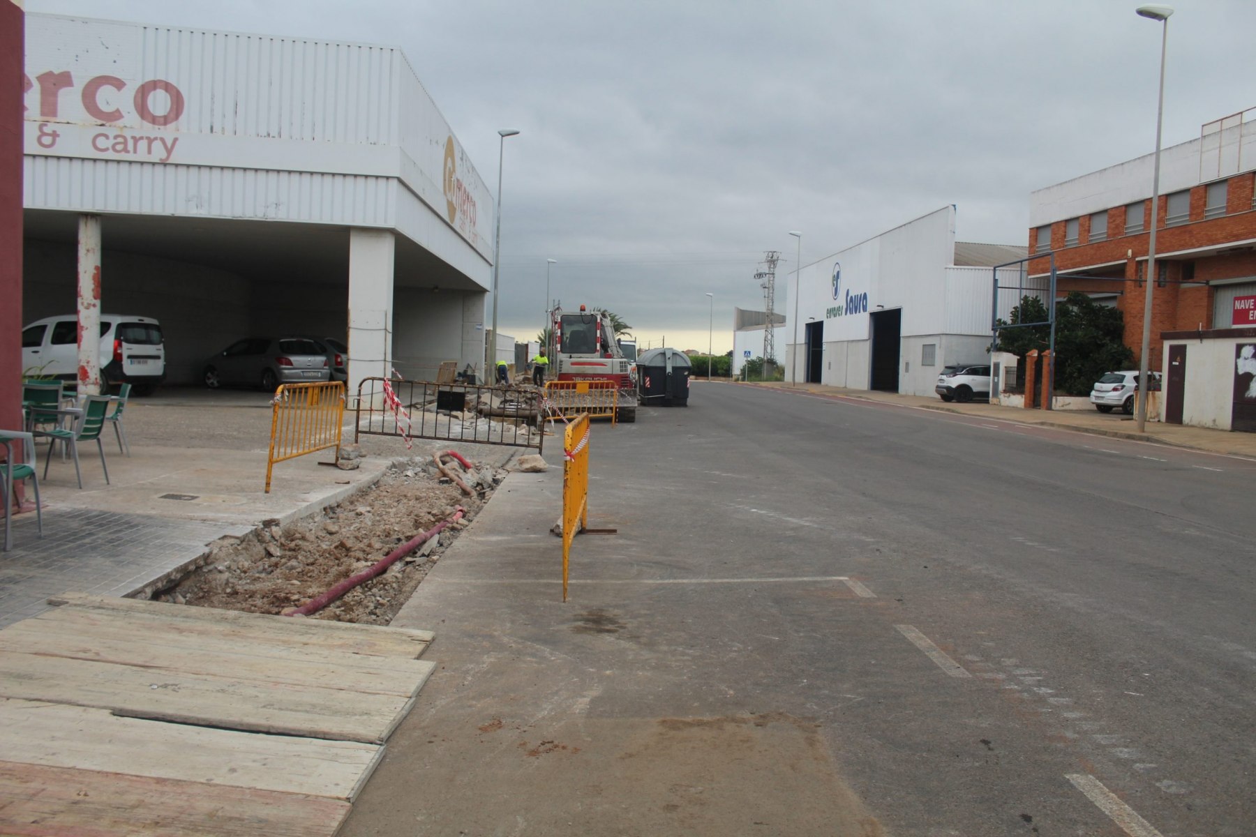 Obres polígon industrial Senda Mitjana