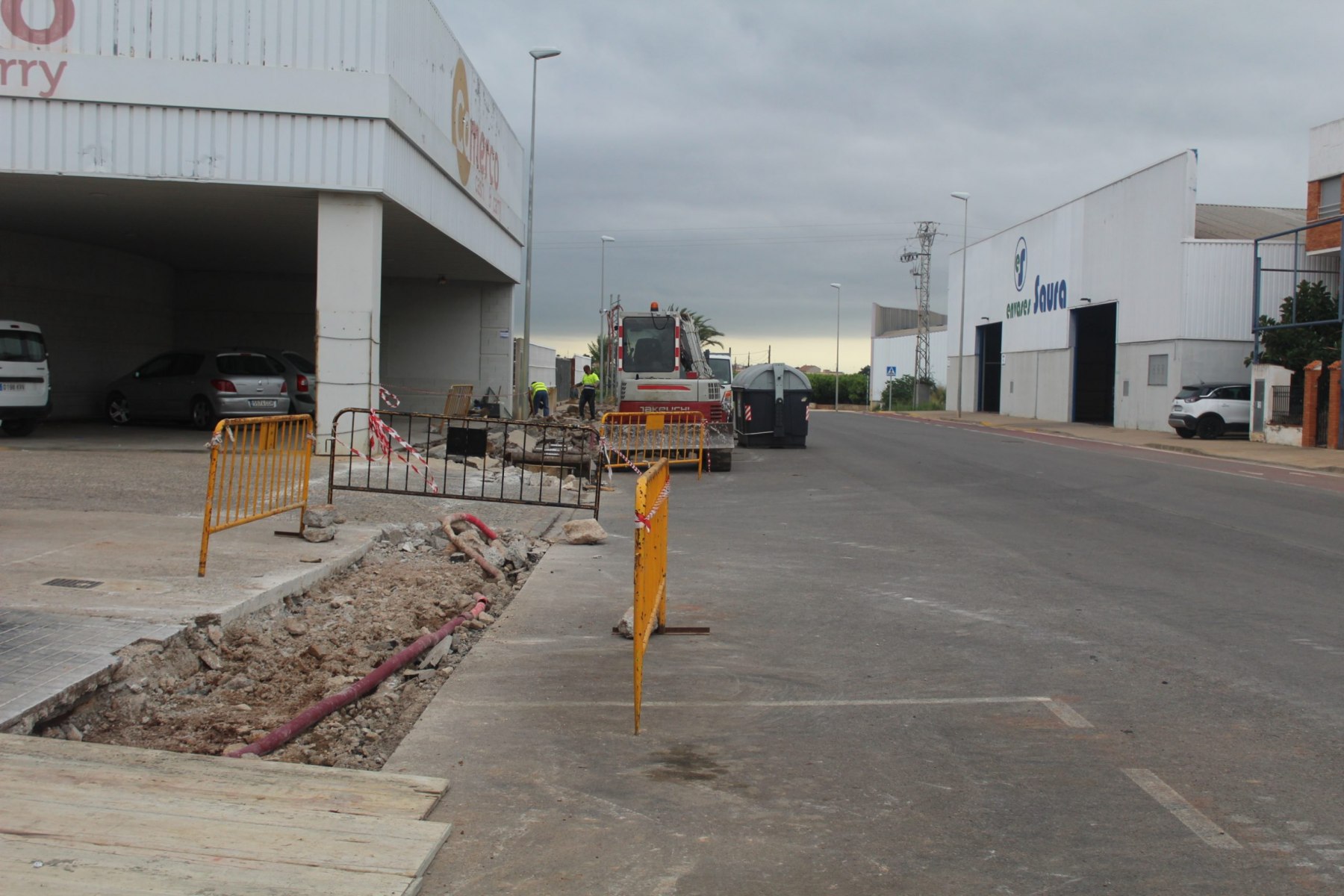 Obres polígon industrial Senda Mitjana