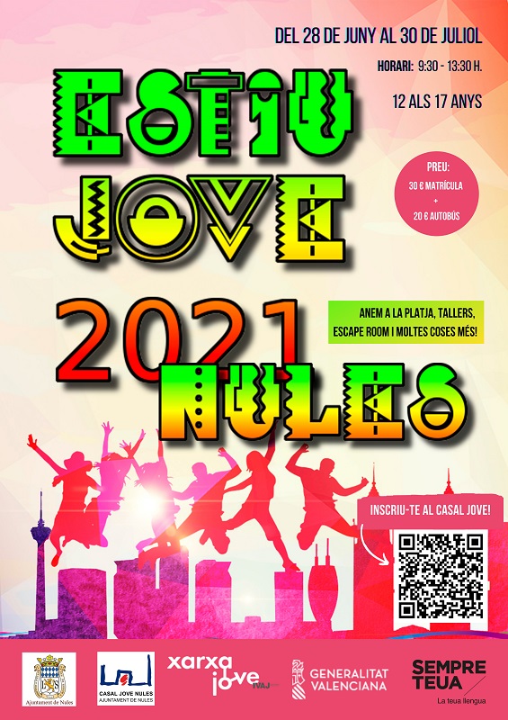 Cartell Nules Estiu Jove 2021