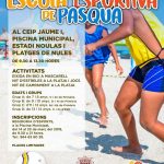 Nules organitza una Escola Esportiva de Pasqua per a xiquets de 7 a 12 anys