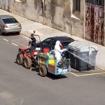 Nules reprèn les tasques de desinfecció amb tractors