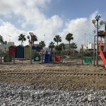 La playa con Bandera Azul les Marines tiene nuevos juegos infantiles