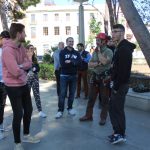 Alumnes de la Cambra de Comerç de València visiten Nules per a assistir a la poda d’arbres del Jardí Botànic