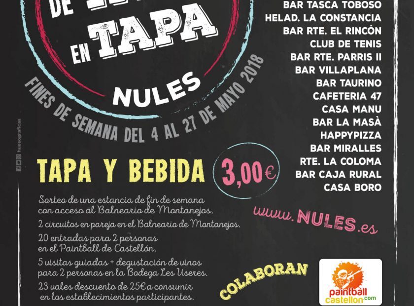 Ruta de la tapa 2018 cartel copia