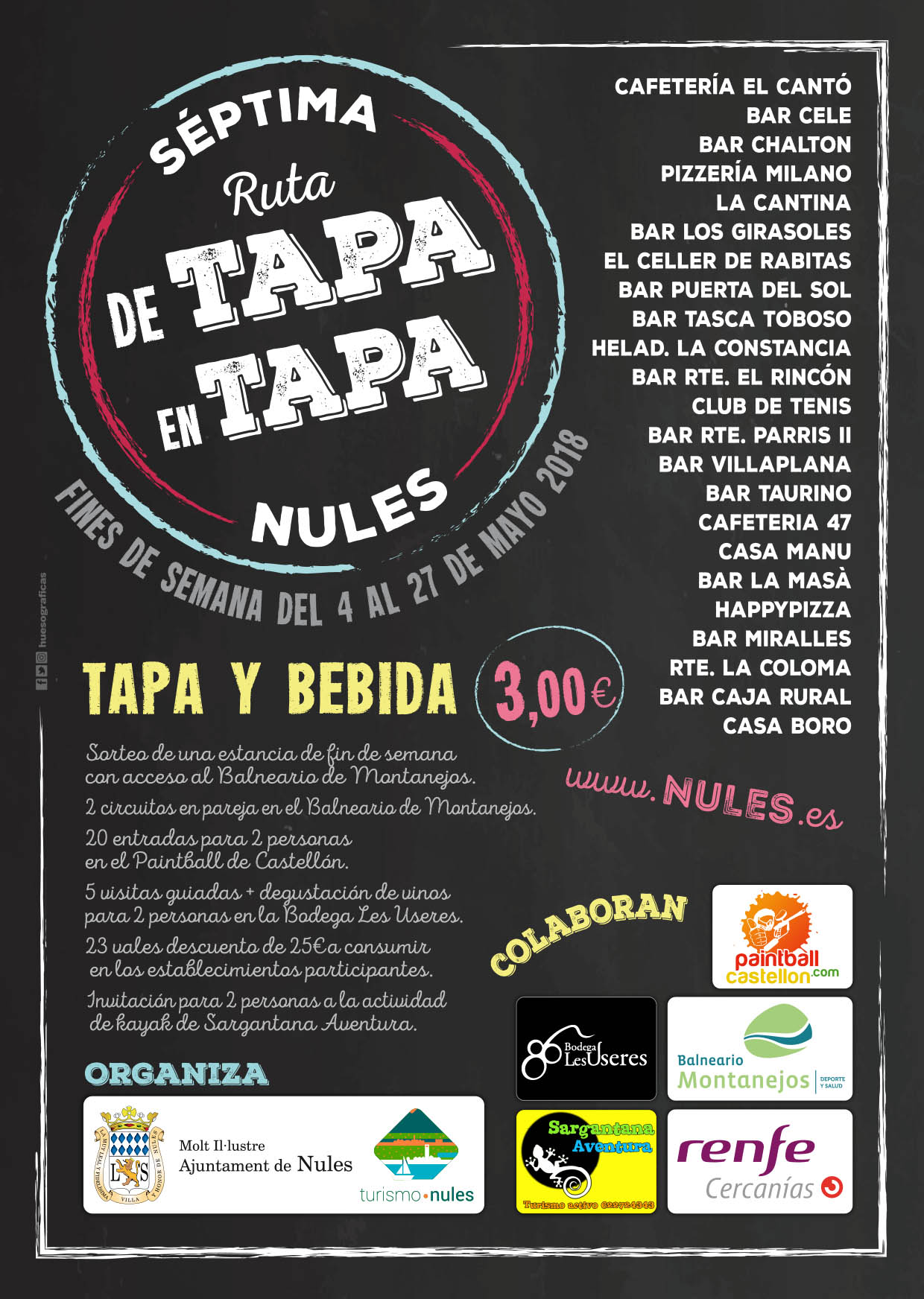 Ruta de la tapa 2018 cartel copia