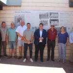 NULES RECUERDA LA FIGURA DE ANTONIO PÉREZ BALADA CON  LA COLOCACIÓN DE UNA PLACA EN EL CAMPO DE FÚTBOL QUE LLEVA SU NOMBRE