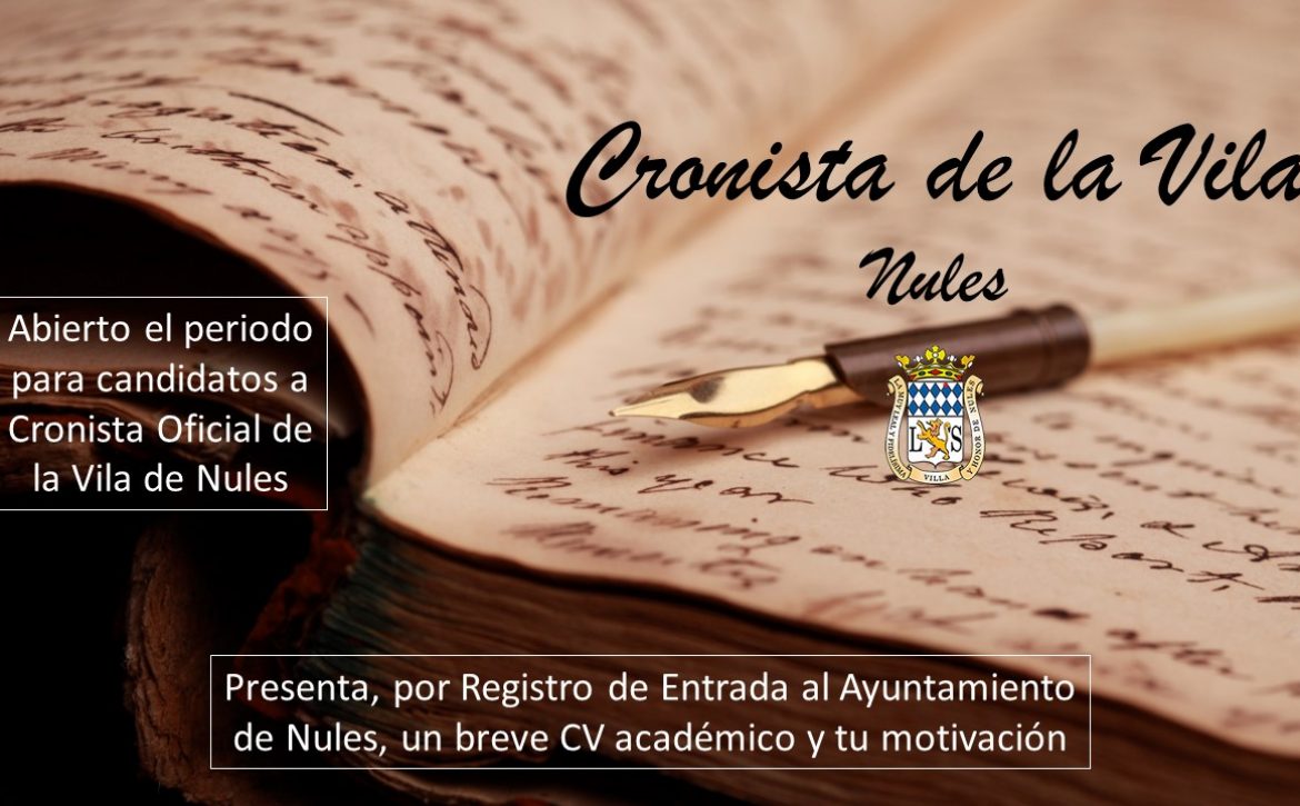 Cronista de la Vila