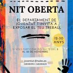 NULES ORGANITZA LA NIT OBERTA PER A PROMOCIONAR ELS JOVES ARTISTES DEL MUNICIPI