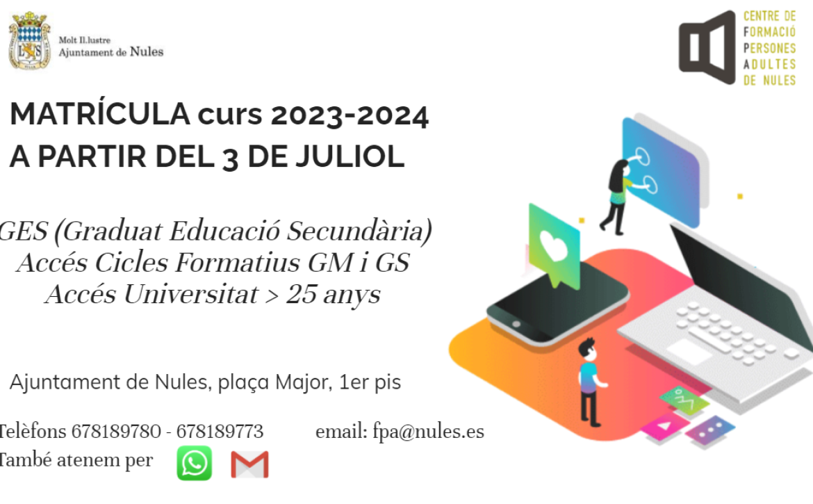 Inf. matrícula FPA