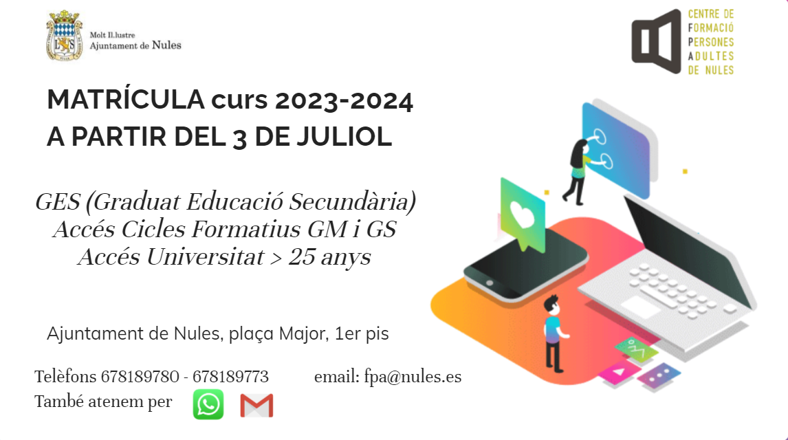Inf. matrícula FPA