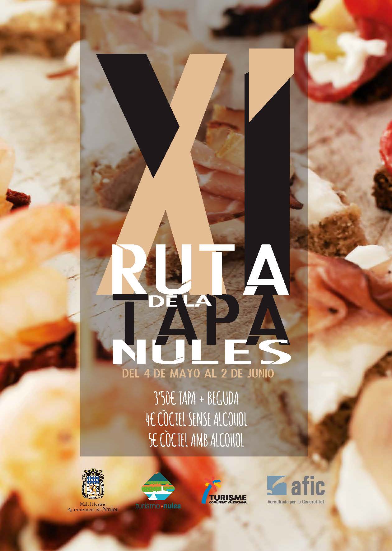 Ruta de la tapa XI – Cartell
