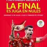 NULES INSTALARÁ UNA PANTALLA GIGANTE PARA VER LA FINAL DE LA EUROCOPA