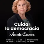 MANUELA CARMENA VISITA ESTE MARTES NULES