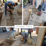 ELS ALUMNES D'OBRA SUBSTITUEIXEN RAJOLES DETERIONADES AL CEMENTERI MUNICIPAL