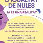 NULES DONA UN PAS DECISIU CAP A LA IGUALTAT AMB L’APROVACIÓ DEL II PLA D’IGUALTAT